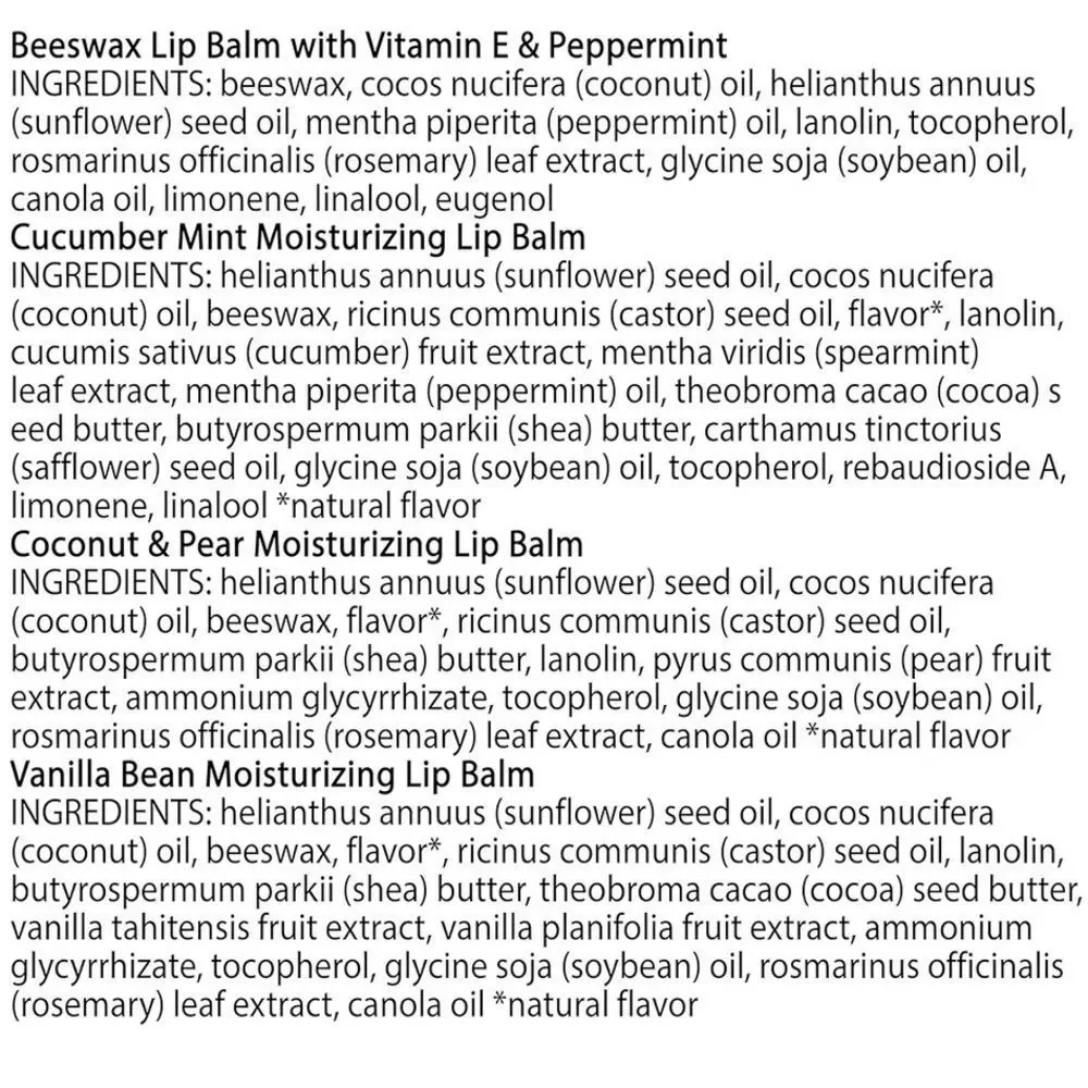 Burt's Bees Lip Balm Flavors of Spring Variety Pack - Picture 5 of 5